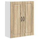 vidaXL Mosogatógép panel Kalmar Sonoma tölgy 80 x 31 x 100 cm Faanyag