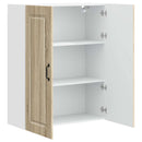 vidaXL Mosogatógép panel Kalmar Sonoma tölgy 80 x 31 x 100 cm Faanyag