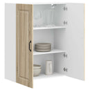 vidaXL Mosogatógép panel Kalmar Sonoma tölgy 80 x 31 x 100 cm Faanyag