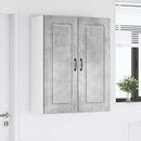 vidaXL Mosogatógép panel Kalmar Beton Szürke 80 x 31 x 100 cm Faanyag