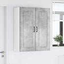 vidaXL Mosogatógép panel Kalmar Beton Szürke 80 x 31 x 100 cm Faanyag