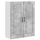vidaXL Mosogatógép panel Kalmar Beton Szürke 80 x 31 x 100 cm Faanyag