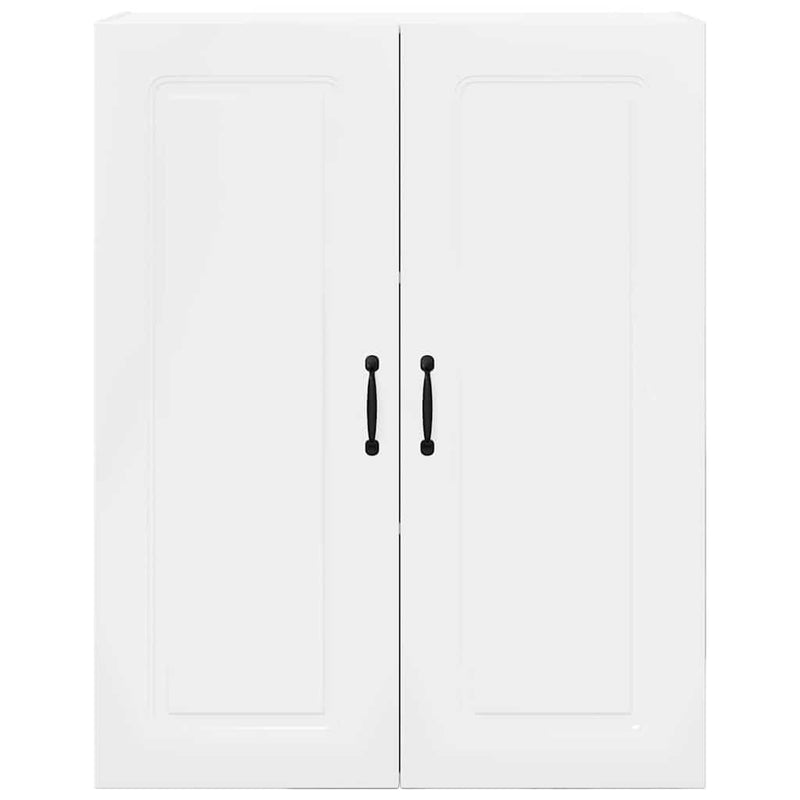 vidaXL Fali konyhaszekrény Magas Fényű Fehér 80 x 31 x 100 cm Faanyag