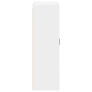 vidaXL Mosogatógép panel Kalmar Magas Fényű Fehér 80 x 31 x 100 cm