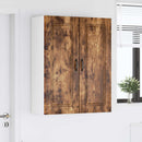 vidaXL Mosogatógép panel Kalmar Füstölt tölgy 80 x 31 x 100 cm Faanyag