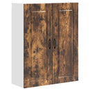 vidaXL Mosogatógép panel Kalmar Füstölt tölgy 80 x 31 x 100 cm Faanyag