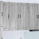 vidaXL Mosogatógép panel Kalmar Szürke Sonoma 80 x 31 x 100 cm Faanyag