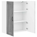 vidaXL Mosogatógép panel Kalmar Szürke Sonoma 80 x 31 x 100 cm Faanyag