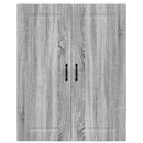 vidaXL Fali konyhaszekrény Szürke Sonoma 80 x 31 x 100 cm Faanyag