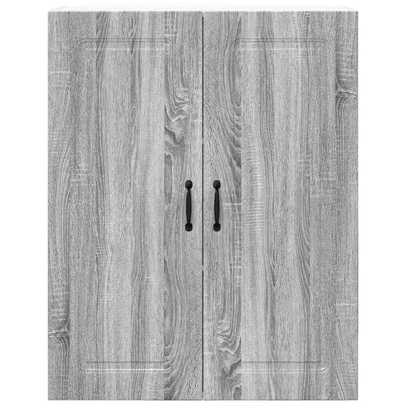 vidaXL Fali konyhaszekrény Szürke Sonoma 80 x 31 x 100 cm Faanyag