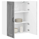 vidaXL Mosogatógép panel Kalmar Szürke Sonoma 80 x 31 x 100 cm Faanyag