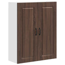 vidaXL Mosogatógép panel Kalmar Barna Tölgy 80 x 31 x 100 cm Faanyag