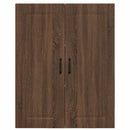 vidaXL Fali konyhaszekrény Barna Tölgy 80 x 31 x 100 cm Faanyag