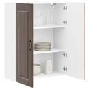 vidaXL Mosogatógép panel Kalmar Barna Tölgy 80 x 31 x 100 cm Faanyag