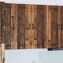 vidaXL Mosogatógép panel Kalmar Öreg fa 80 x 31 x 100 cm Faanyag