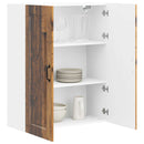 vidaXL Mosogatógép panel Kalmar Öreg fa 80 x 31 x 100 cm Faanyag
