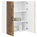 vidaXL Mosogatógép panel Kalmar Öreg fa 80 x 31 x 100 cm Faanyag