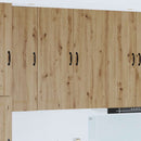 vidaXL Fali konyhaszekrény Artisan tölgy 80 x 31 x 100 cm Faanyag