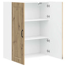 vidaXL Mosogatógép panel Kalmar Artisan tölgy 80 x 31 x 100 cm Faanyag