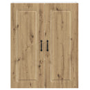 vidaXL Mosogatógép panel Kalmar Artisan tölgy 80 x 31 x 100 cm Faanyag