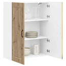 vidaXL Mosogatógép panel Kalmar Artisan tölgy 80 x 31 x 100 cm Faanyag