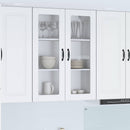 vidaXL Mosogatógép panel Kalmar Fehér 80 x 31 x 100 cm Faanyag