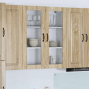 vidaXL Mosogatógép panel Kalmar Sonoma tölgy 80 x 31 x 100 cm Faanyag