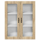 vidaXL Fali konyhaszekrény Sonoma tölgy 80 x 31 x 100 cm Faanyag