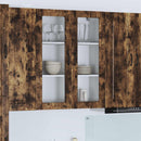 vidaXL Mosogatógép panel Kalmar Füstölt tölgy 80 x 31 x 100 cm Faanyag
