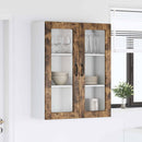vidaXL Mosogatógép panel Kalmar Füstölt tölgy 80 x 31 x 100 cm Faanyag