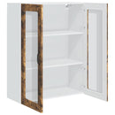 vidaXL Mosogatógép panel Kalmar Füstölt tölgy 80 x 31 x 100 cm Faanyag