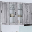 vidaXL Mosogatógép panel Kalmar Szürke Sonoma 80 x 31 x 100 cm Faanyag