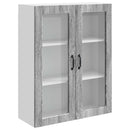 vidaXL Mosogatógép panel Kalmar Szürke Sonoma 80 x 31 x 100 cm Faanyag