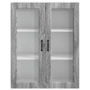 vidaXL Mosogatógép panel Kalmar Szürke Sonoma 80 x 31 x 100 cm Faanyag