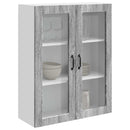 vidaXL Mosogatógép panel Kalmar Szürke Sonoma 80 x 31 x 100 cm Faanyag