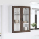 vidaXL Mosogatógép panel Kalmar Barna Tölgy 80 x 31 x 100 cm Faanyag