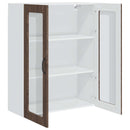 vidaXL Mosogatógép panel Kalmar Barna Tölgy 80 x 31 x 100 cm Faanyag