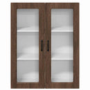 vidaXL Fali konyhaszekrény Barna Tölgy 80 x 31 x 100 cm Faanyag