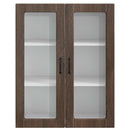 vidaXL Mosogatógép panel Kalmar Barna Tölgy 80 x 31 x 100 cm Faanyag