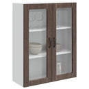 vidaXL Mosogatógép panel Kalmar Barna Tölgy 80 x 31 x 100 cm Faanyag
