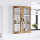 vidaXL Mosogatógép panel Kalmar Öreg fa 80 x 31 x 100 cm Faanyag