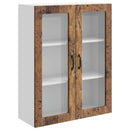 vidaXL Mosogatógép panel Kalmar Öreg fa 80 x 31 x 100 cm Faanyag