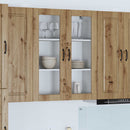 vidaXL Mosogatógép panel Kalmar Artisan tölgy 80 x 31 x 100 cm Faanyag
