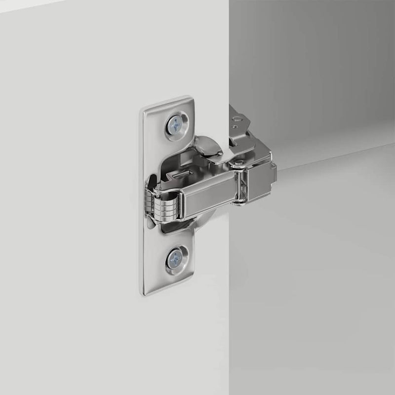 vidaXL Fali konyhaszekrény polcokkal Fehér 57 x 57 x 100 cm Faanyag