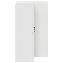 vidaXL Fali konyhaszekrény polcokkal Fehér 57 x 57 x 100 cm Faanyag