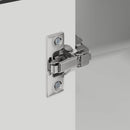vidaXL Mosogatógép panel Kalmar Fekete 57 x 57 x 100 cm Szerelt Fa