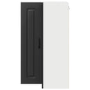 vidaXL Mosogatógép panel Kalmar Fekete 57 x 57 x 100 cm Szerelt Fa