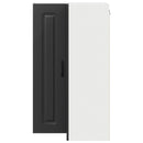 vidaXL Mosogatógép panel Kalmar Fekete 57 x 57 x 100 cm Faanyag