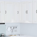 vidaXL Mosogatógép panel Kalmar Magas Fényű Fehér 57 x 57 x 100 cm