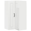 vidaXL Mosogatógép panel Kalmar Magas Fényű Fehér 57 x 57 x 100 cm